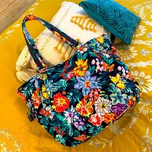 Vera Bradley Women's Cotton Glenna Satchel Purse